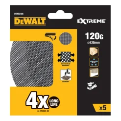 DTM3105 125 mm 120G 5-Pack Till Excenterslip