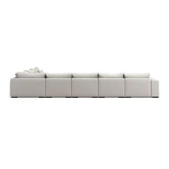Dubai Large Modulsoffa med Vänster Divan & Linneklädsel