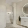 DuoDoor Delvis Frostat Glas