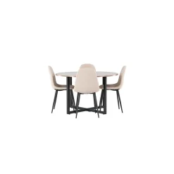 Durango Ø120 cm med 4 st Polar stolar