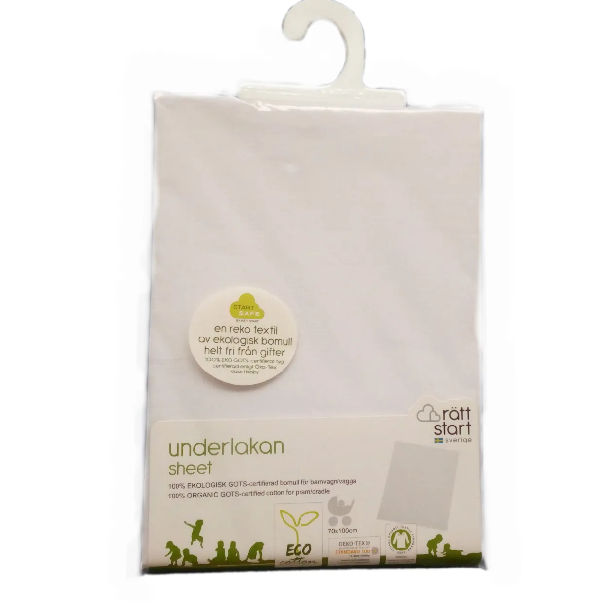 Eco För Vagn Vit 70x90 cm