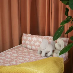 Elefant Eco För Spjälsäng Rosa