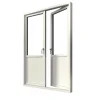 Elit Retro 3-Glas Aluminium