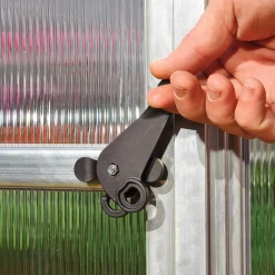 Essence Aluminiumram med UV-Skyddad Polykarbonat & Ventilationsfönster, 11,8 m²