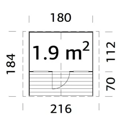 Felix 1,9 m2