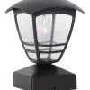 Felix Svart LED Solcellslampa med Sensor