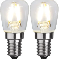 Filament E14 ST26 Klar 1,3W 2-pack