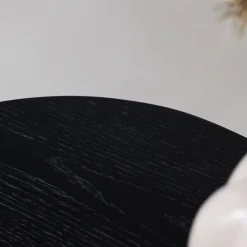 Fjällbacka Svart TV-Bänk/Sidobord MDF