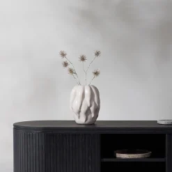 Fjällbacka Svart TV-Bänk/Sidobord MDF
