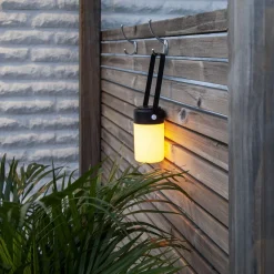 Flame Lantern Vit/Svart BO