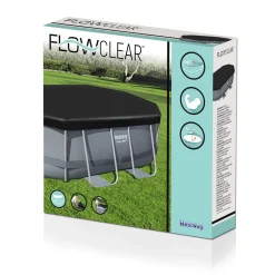 Flowclear PVC Svart 3.05 x 2 m Poolskydd