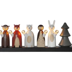 Forest Friends 5-Armad LED Trä