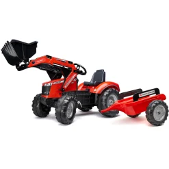 Frontlastare med vagn Massey Ferguson
