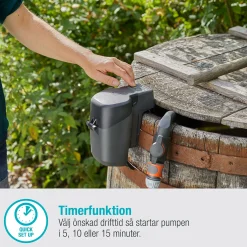 för Regnvattentunna 2000/2 18V P4A Set (2,5Ah batteri + standardladdare)