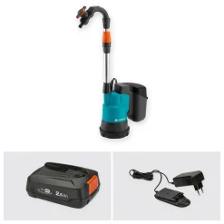 för Regnvattentunna 2000/2 18V P4A Set (2,5Ah batteri + standardladdare)