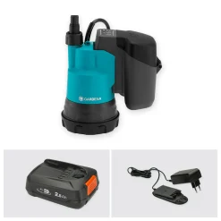 för Rent Vatten 2000/2 18V P4A Set (2,5Ah batteri + standardladdare)