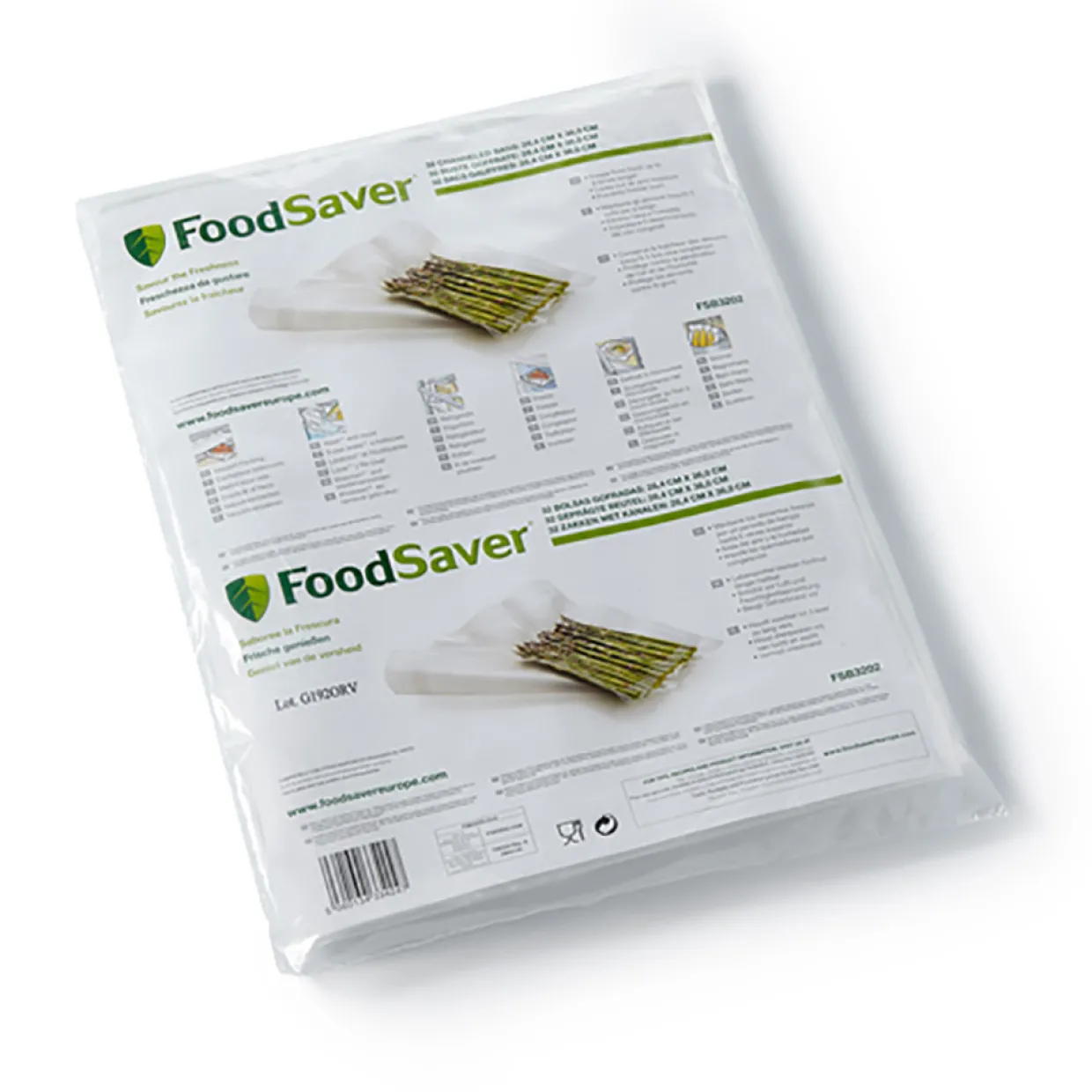FSB3202 Uppvärmningsbara Påsar 3,78L 32st