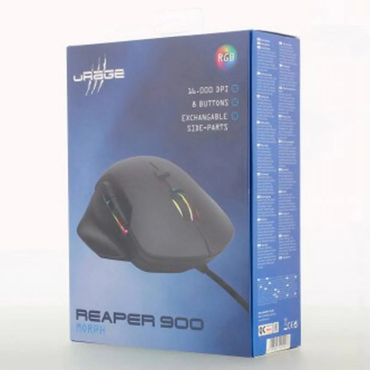 Gaming Reaper 900 Morph Optisk 10000Dpi Svart