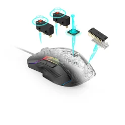 Gaming Reaper 600 Optisk 32000Dpi Svart