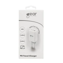 Gan 220V 2Xusb-C + 1Xusb-A Pd 45W + 18W + 3A Vit
