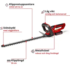 GE-CH 1855/1 Med Batteri & Laddare