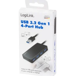3.2 Gen1 4 USB-A-portar