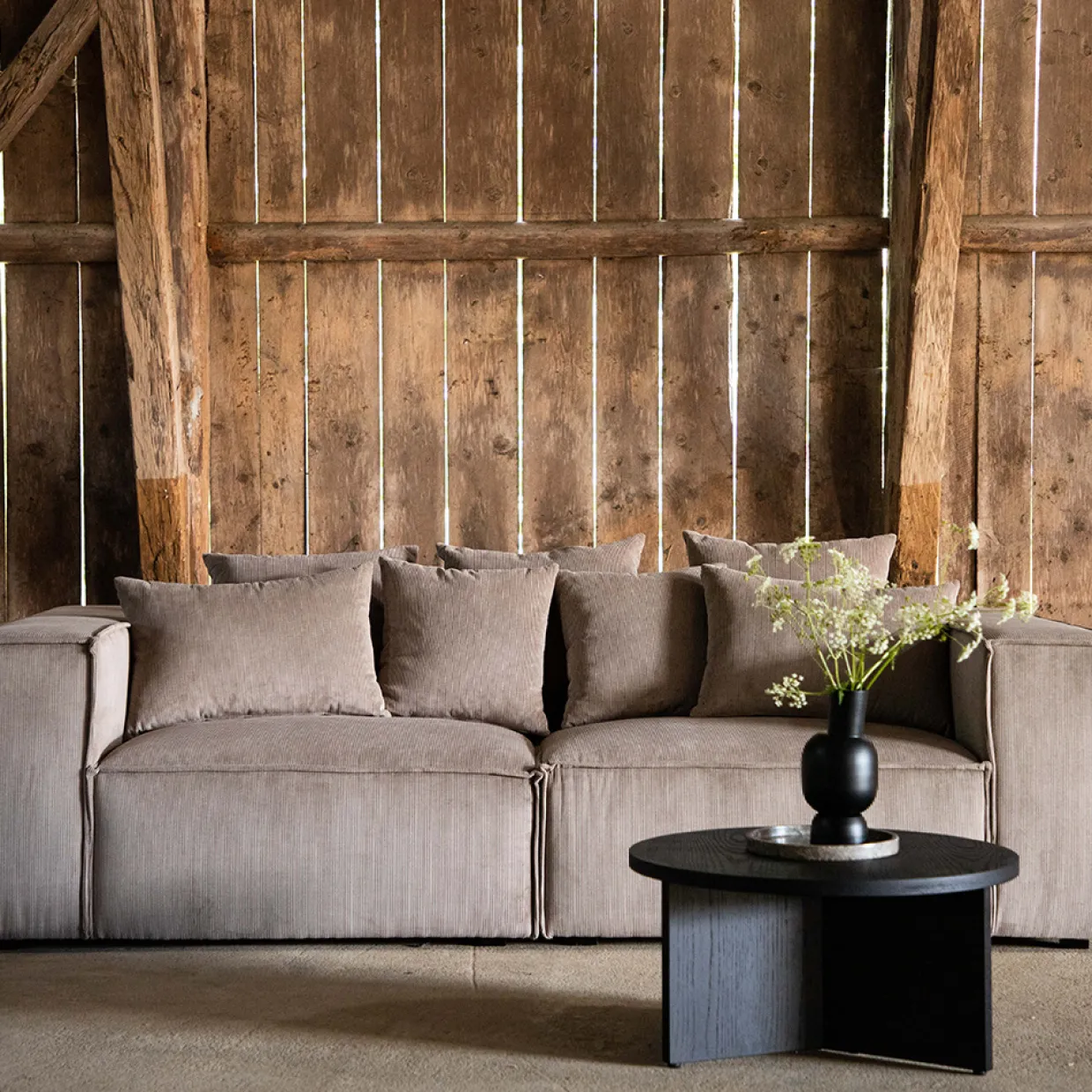 Gillholmen Manchester Brun 3-Sits