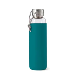 Glas Rubber 600 ml Campingvattenflaska