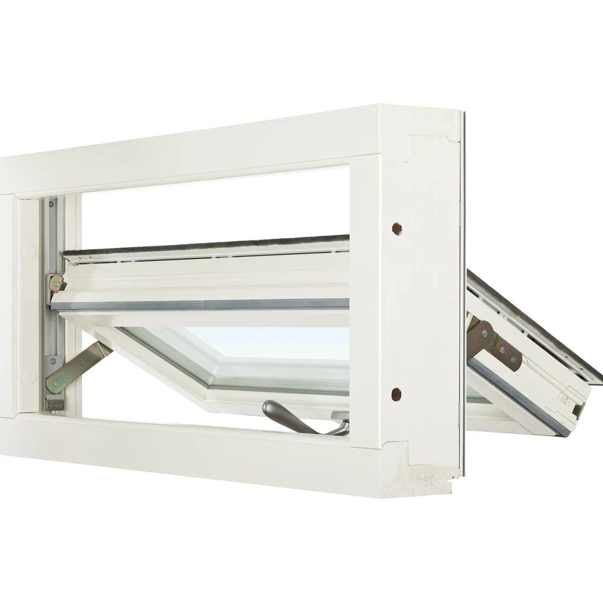 3-Glas Aluminiumbeklätt Trä