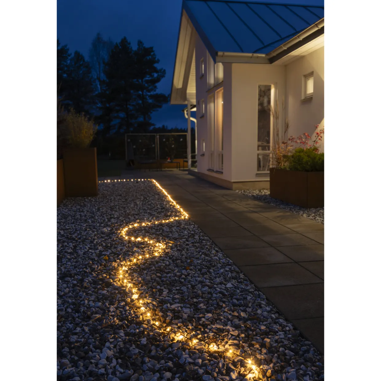Gnojsö Konstsmide ShineLine 200st LED-lampor Amber 10m Utomhus