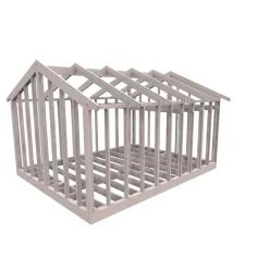 22 grader Med Loft 6000x4766 mm Färdiga Sektioner Utan Öppningar