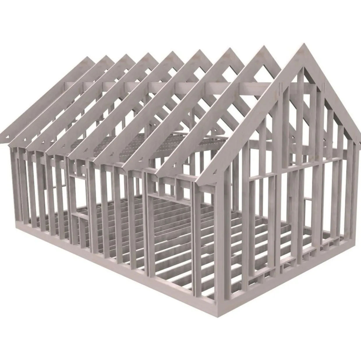 38 grader Med Loft 9734x6234 mm Färdiga Sektioner