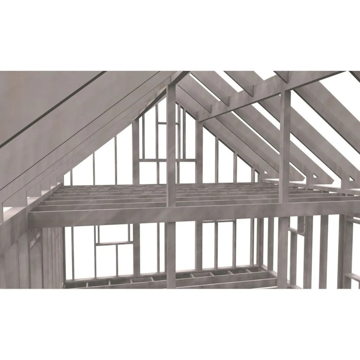 38 grader Med Loft 9734x6234 mm Färdiga Sektioner