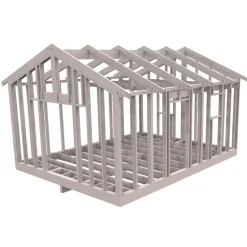 22 grader Med Loft 6000x4766 mm Färdiga Sektioner Med Öppningar