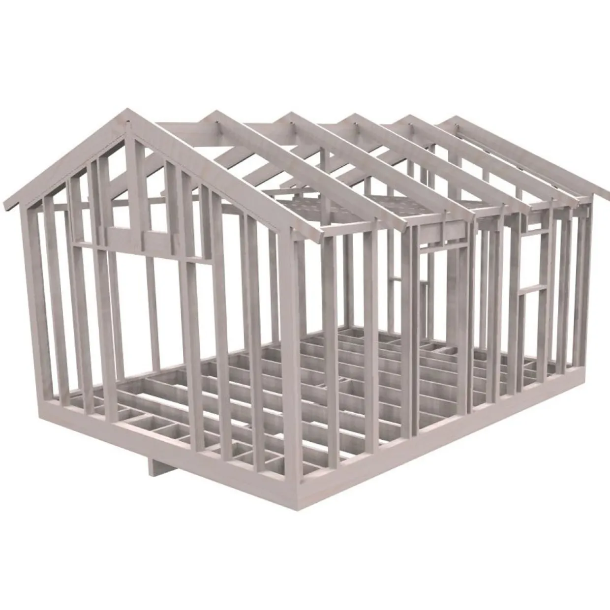 22 grader Med Loft 6000x4766 mm Färdiga Sektioner Med Öppningar