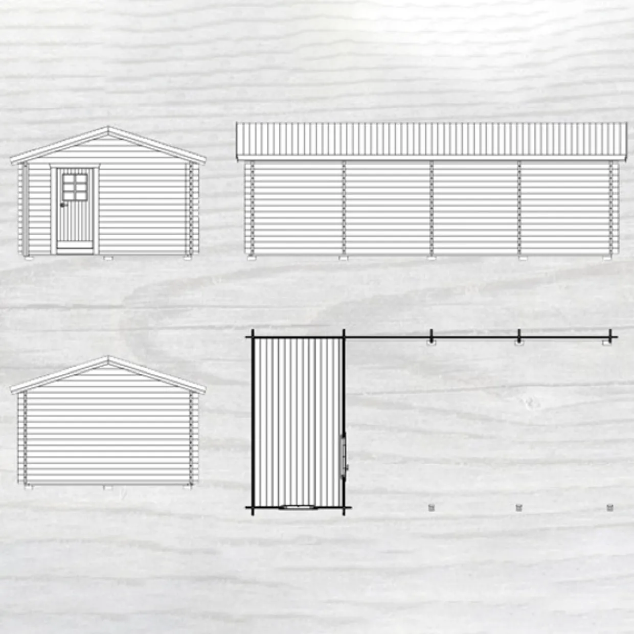Grannäs 31 m² med Förråd & Sadeltak