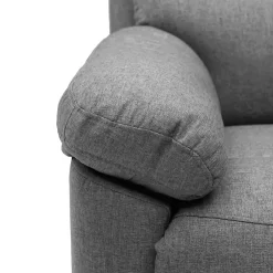 Grå Fällbar Stol med Värmefunktion & Justerbara Massageområden