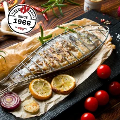 Grilltunna 550 Stål med Sidobord och Termometer