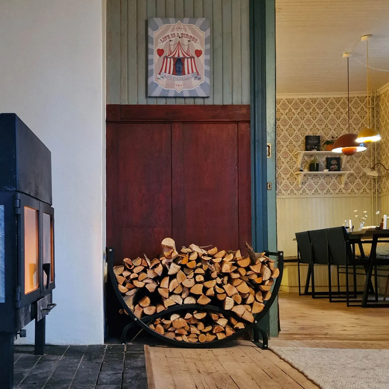 Halvmåneformad Kolstål