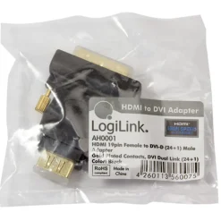 HDMI-hona till DVI-D-hane LogiLink AH0001