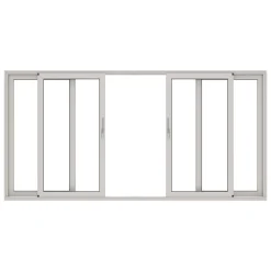 HelAlu Aluminium 4-Delad Dubbelspår