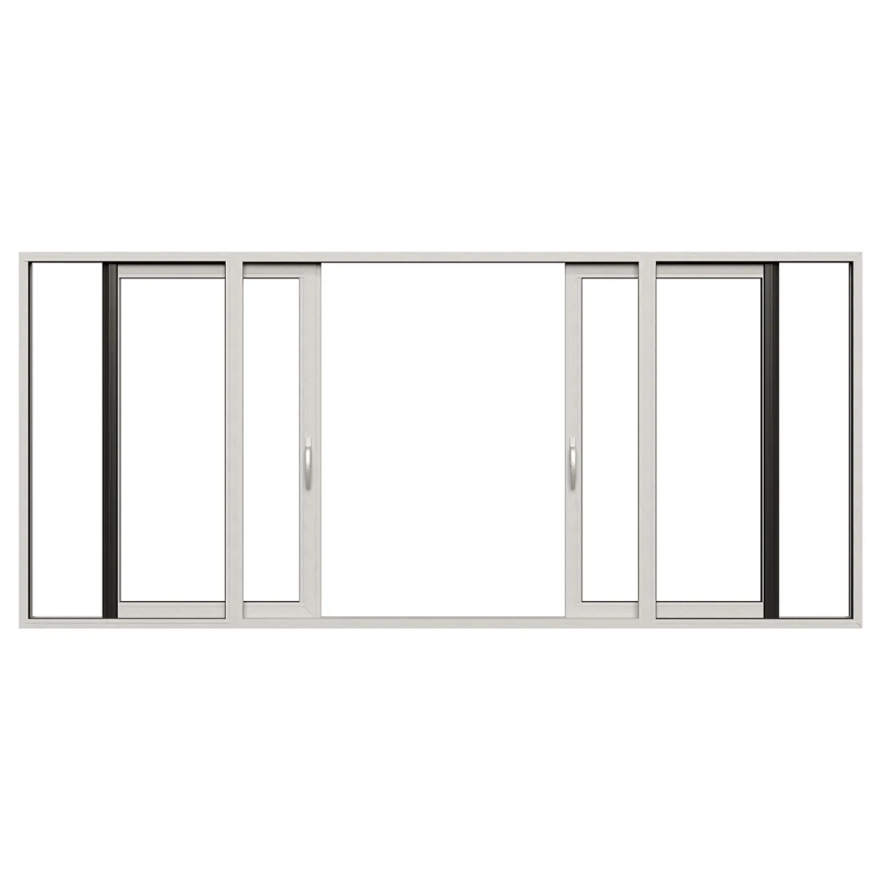 HelAlu Aluminium 4-Delad Enkelspår