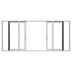 HelAlu Aluminium 4-Delad Enkelspår
