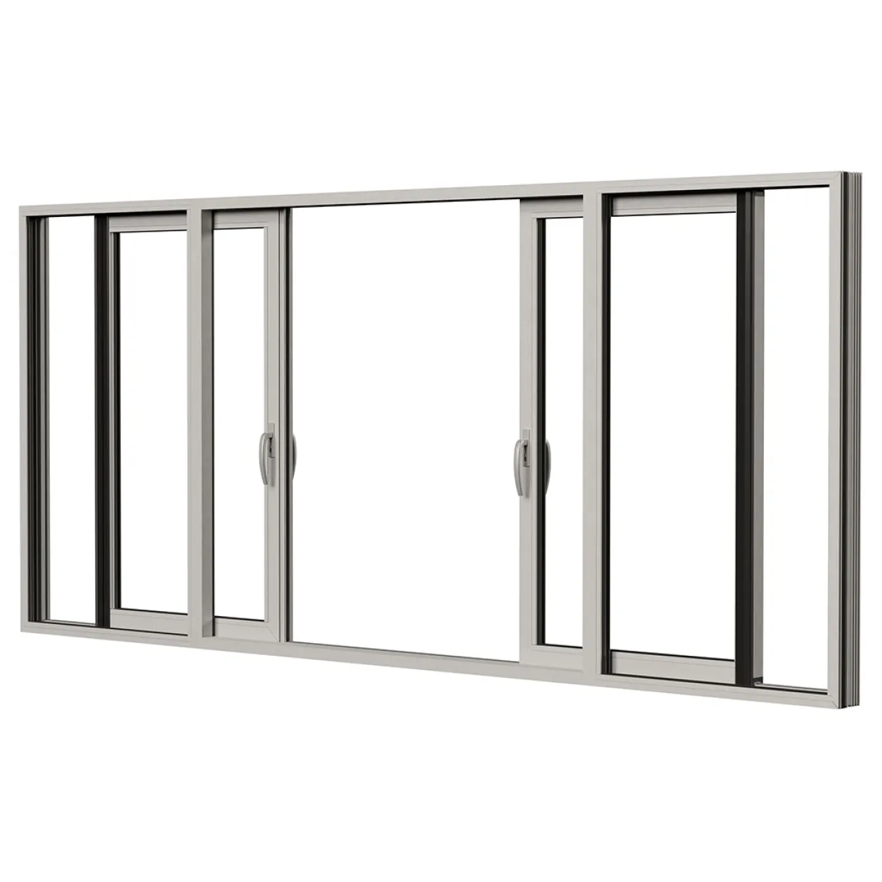 HelAlu Aluminium 4-Delad Enkelspår