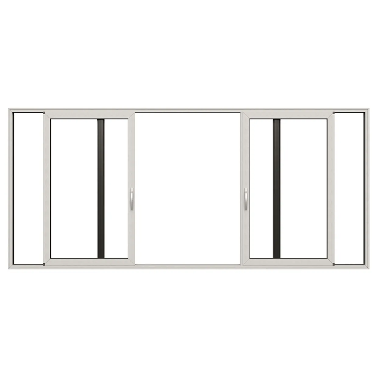 HelAlu Aluminium 4-Delad Enkelspår