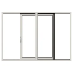 HelAlu Aluminium 2-Delad Enkelspår