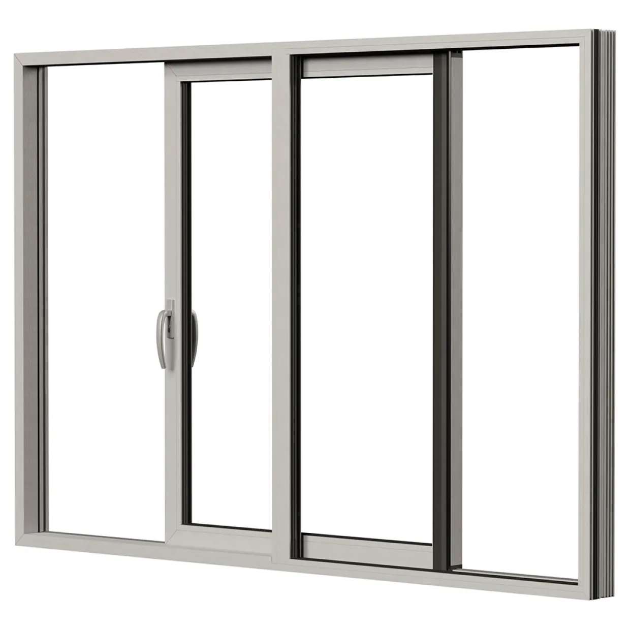 HelAlu Aluminium 2-Delad Enkelspår