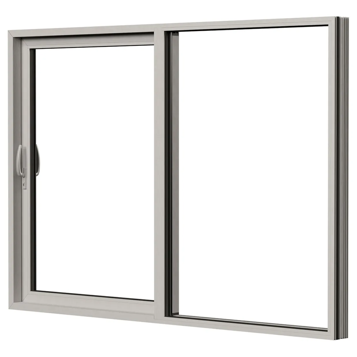 HelAlu Aluminium 2-Delad Enkelspår