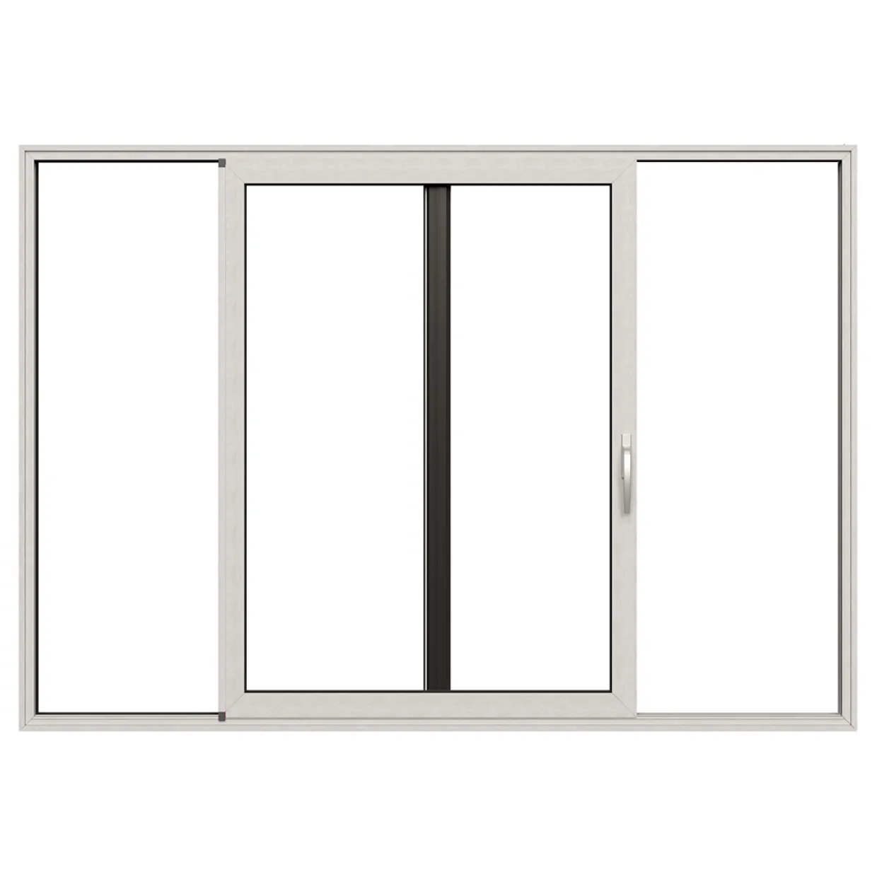 HelAlu Aluminium 2-Delad Enkelspår
