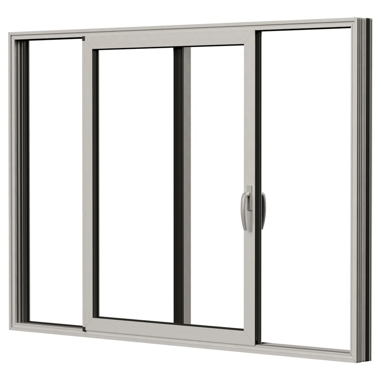HelAlu Aluminium 2-Delad Enkelspår